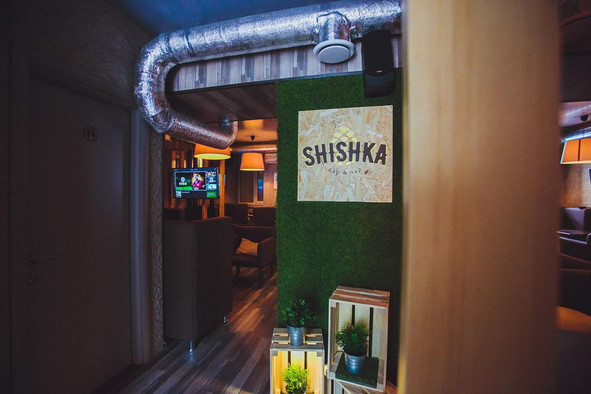 Основной зал — Шишка Бар и Пар