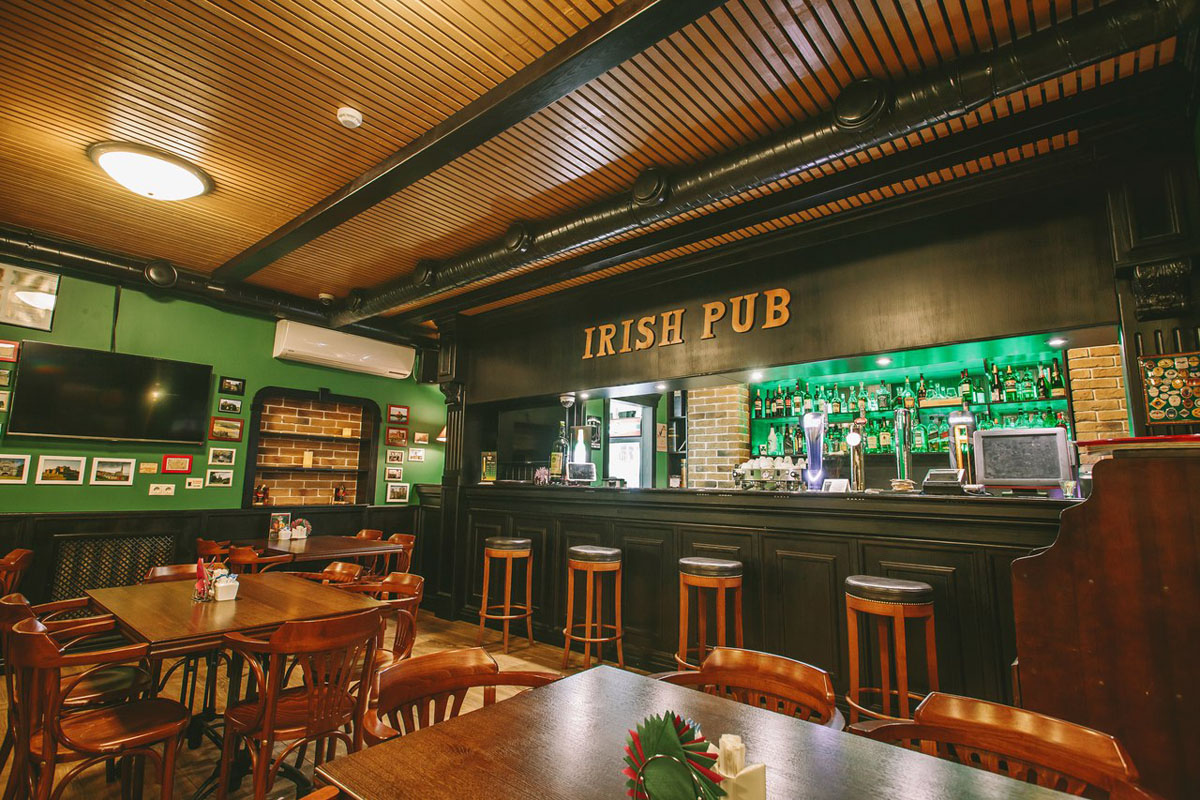 Основной зал — Ириш паб