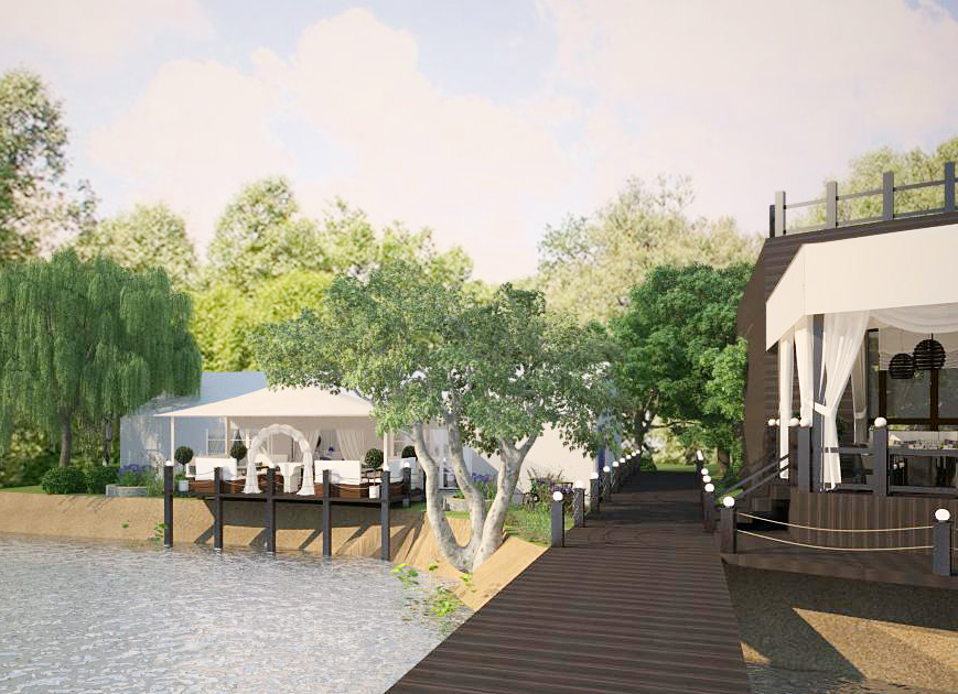 Летний Шатер — Ресторан River Lounge 