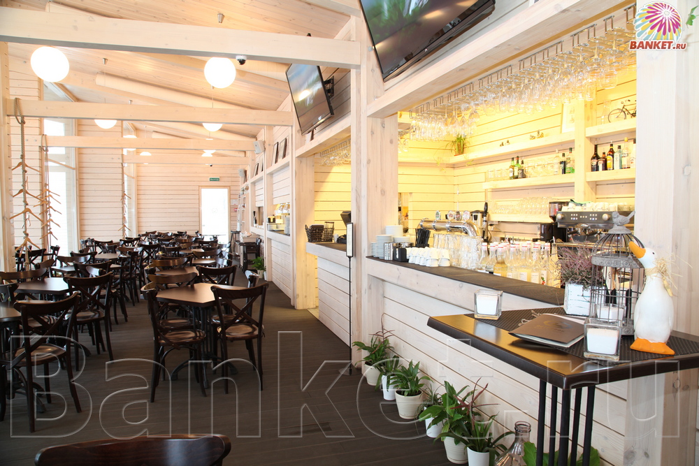 Общий зал — Кафе-Терраса Островок