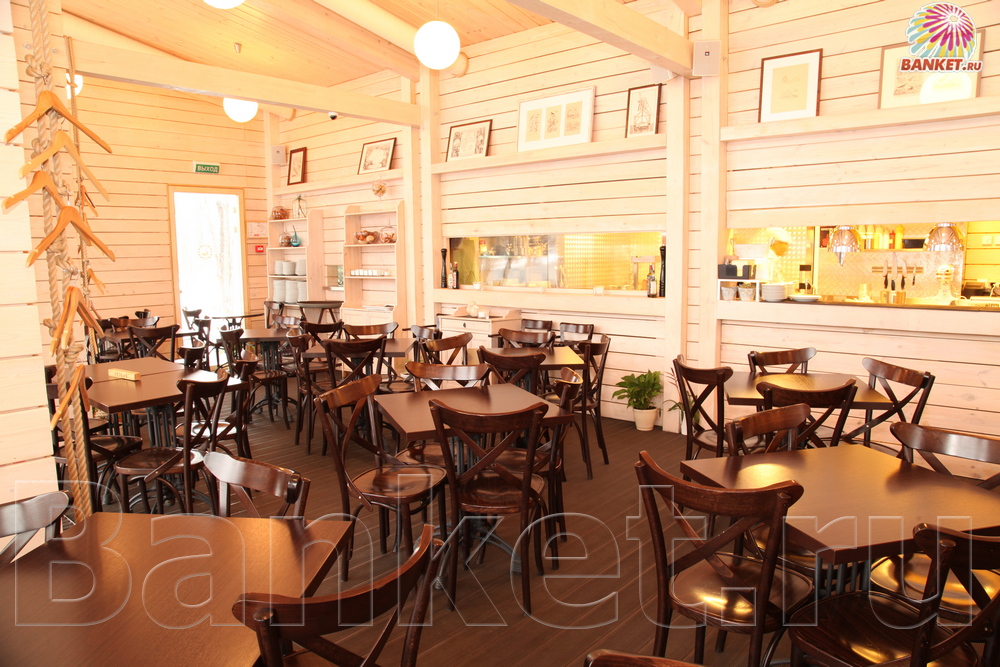 Общий зал — Кафе-Терраса Островок