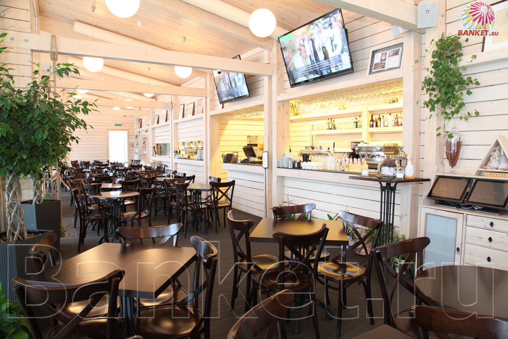 Общий зал — Кафе-Терраса Островок