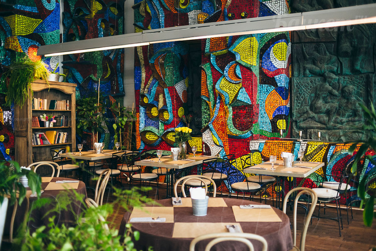 Кафе Март — Оранжерея, фото банкетного зала