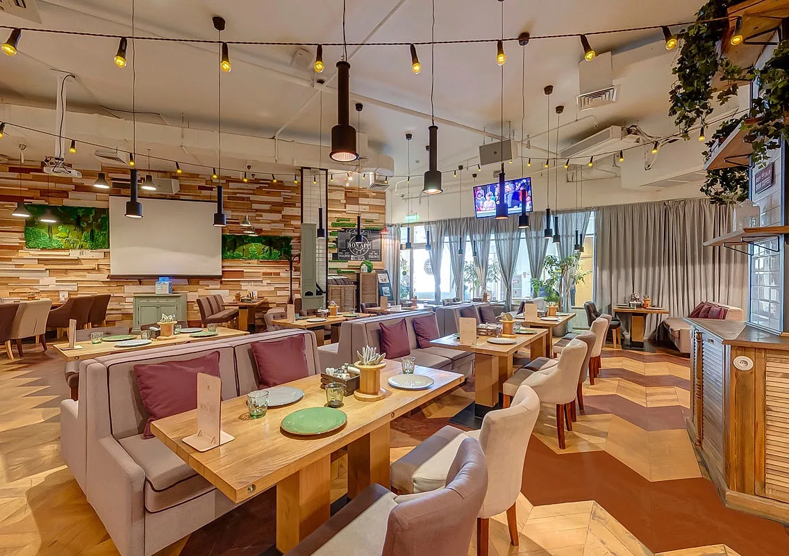 Большой зал — банкетный зал Bon App cafe, фото
