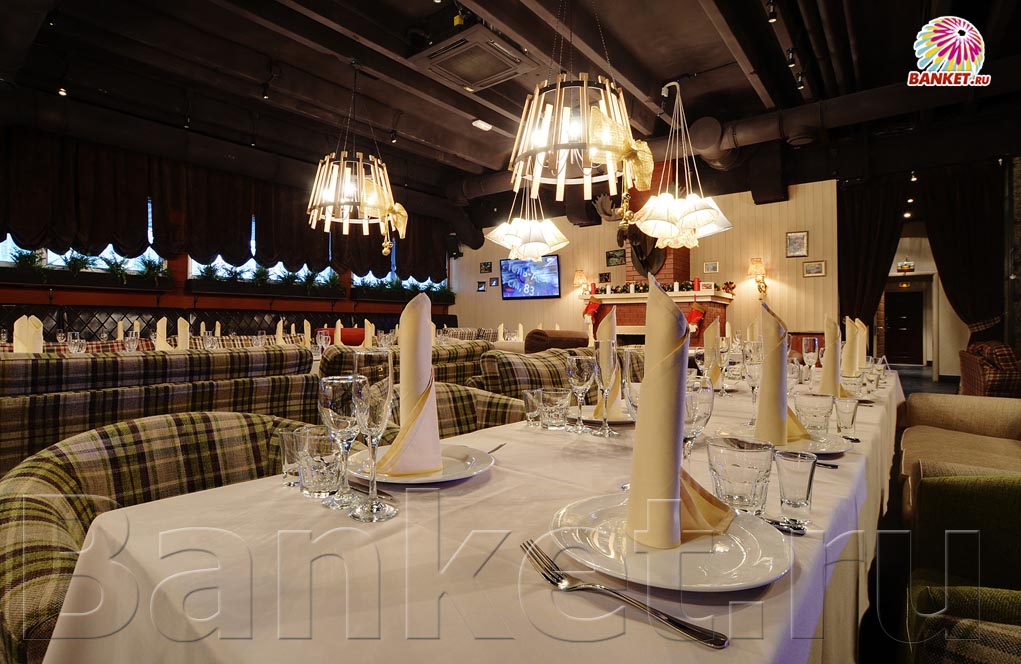 Сытый Лось — Основной зал, фото банкетного зала
