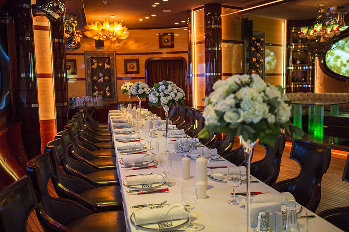 Ресторан Лодка — Зал Шлюпка, фото банкетного зала