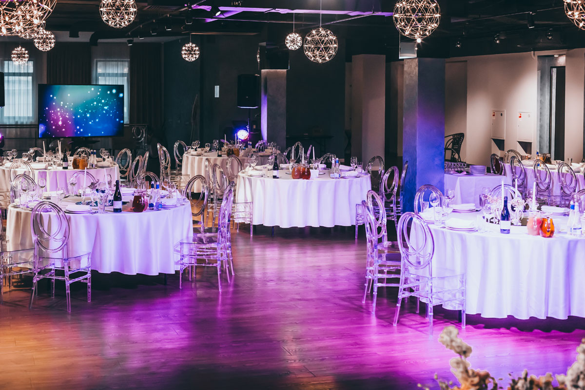 Басманов Холл — Основной зал, фото банкетного зала