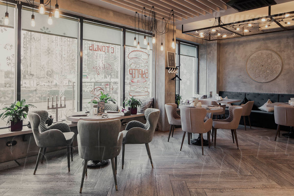 Основной зал — Кафе Лампа / Lampa cafe