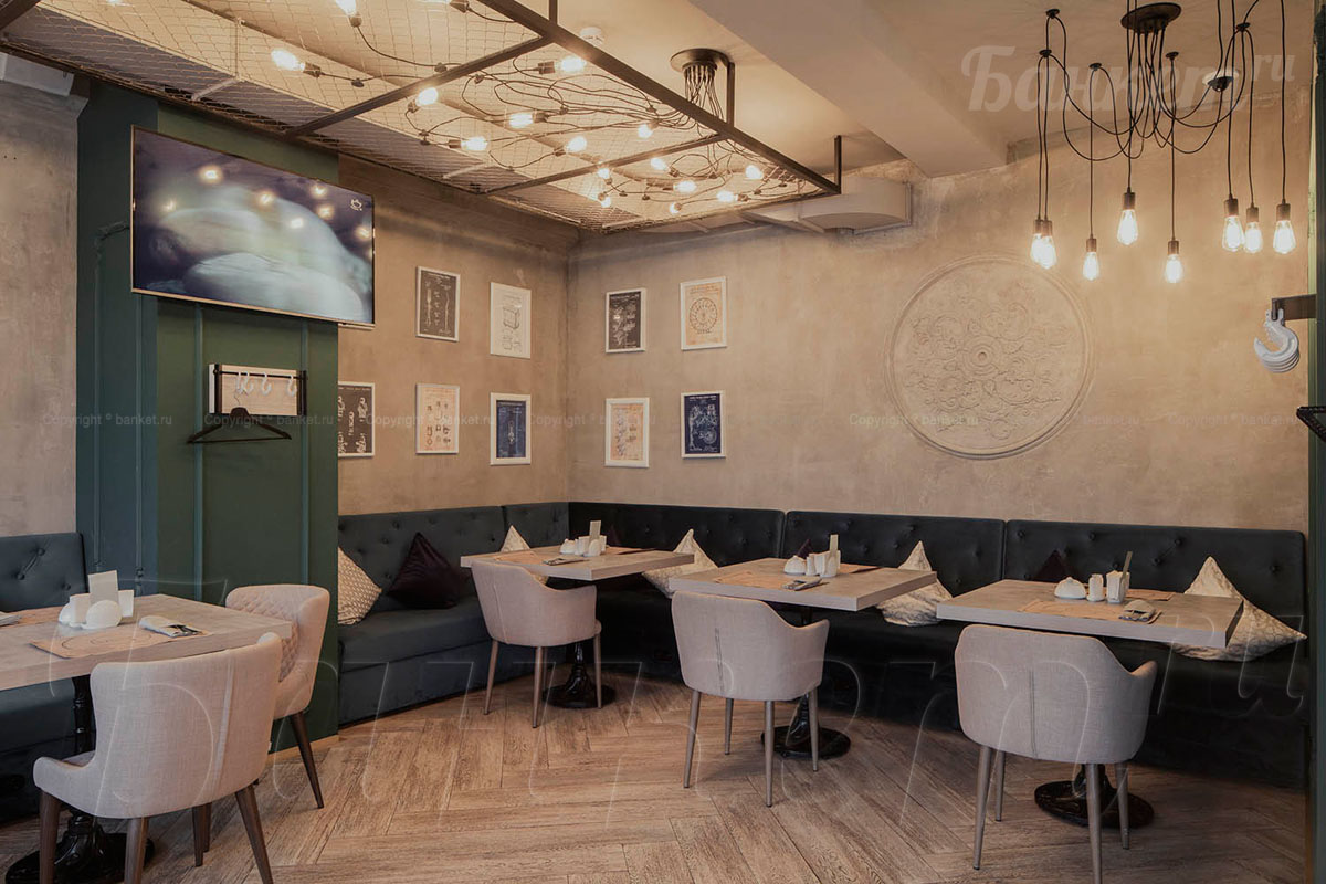 Основной зал — Кафе Лампа / Lampa cafe