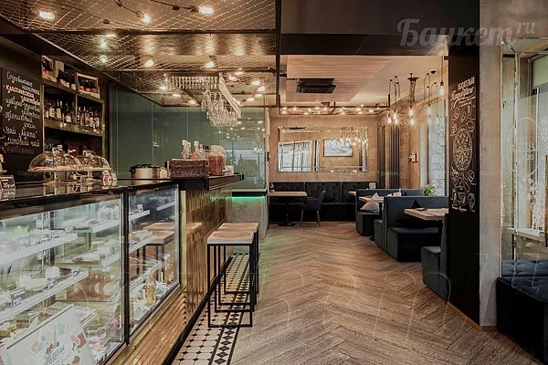 Основной зал — Кафе Лампа / Lampa cafe, Москва