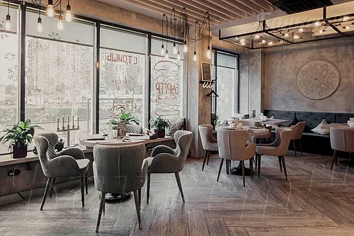 Основной зал — Кафе Лампа / Lampa cafe