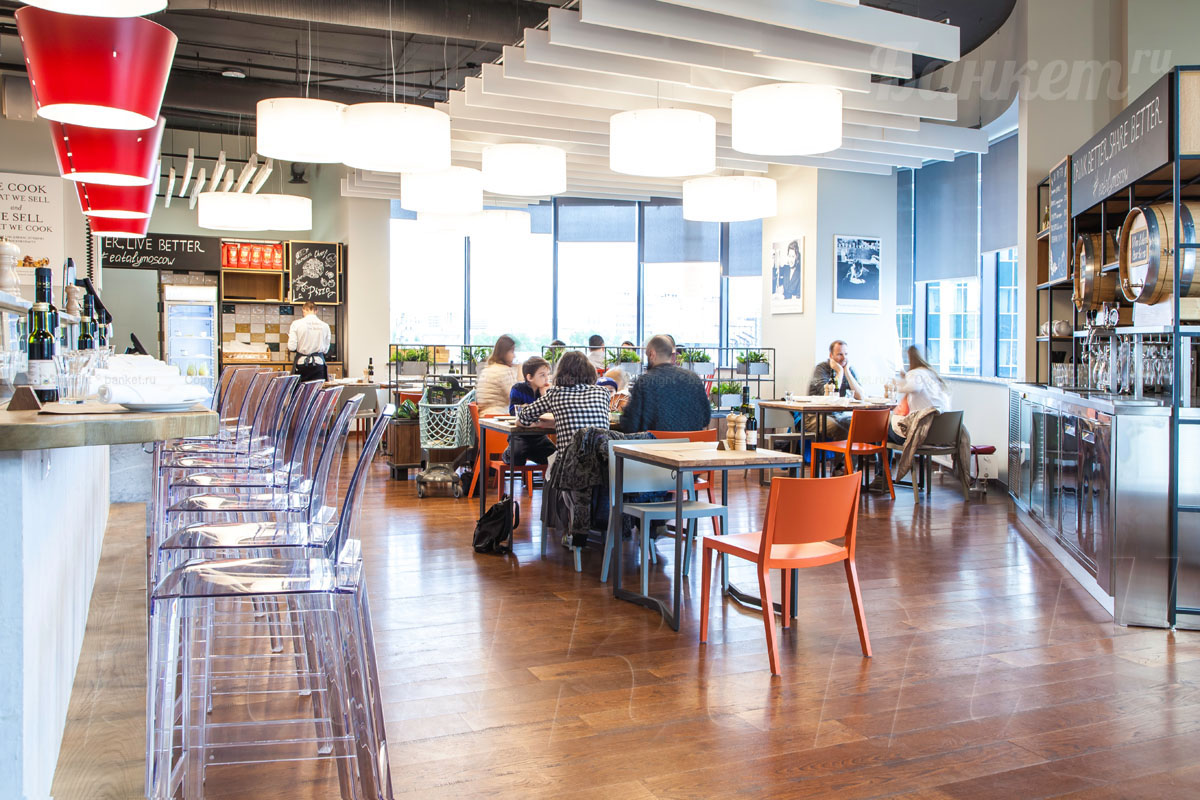 Eataly Moscow — Ресторан Пицца Паста, фото банкетного зала