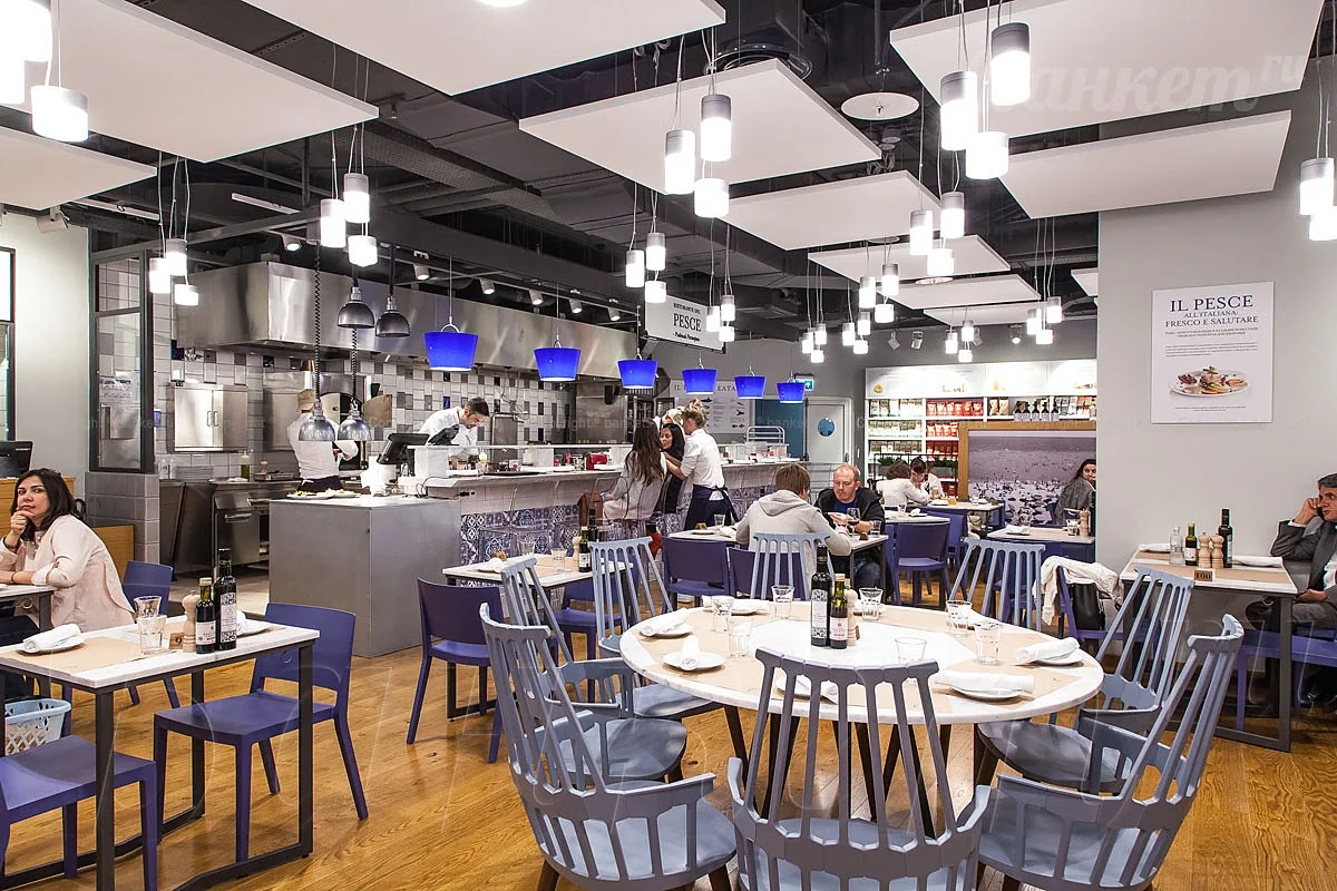 Ресторан мясо-рыба — банкетный зал Eataly Moscow, фото
