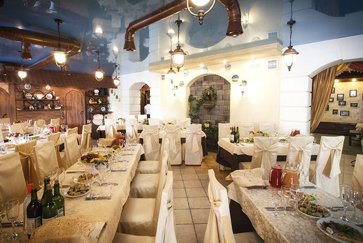 Ресторан Al dente — Банкетный зал, фото банкетного зала