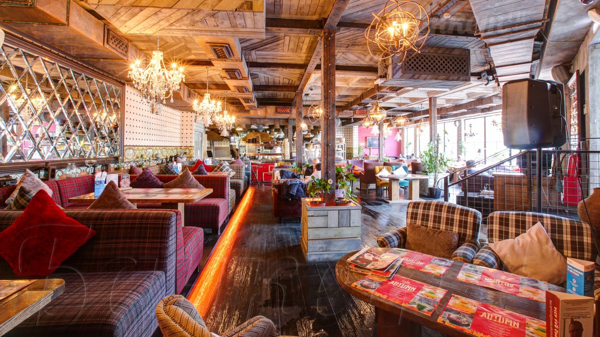 Зал с открытой кухней — Урюк airline