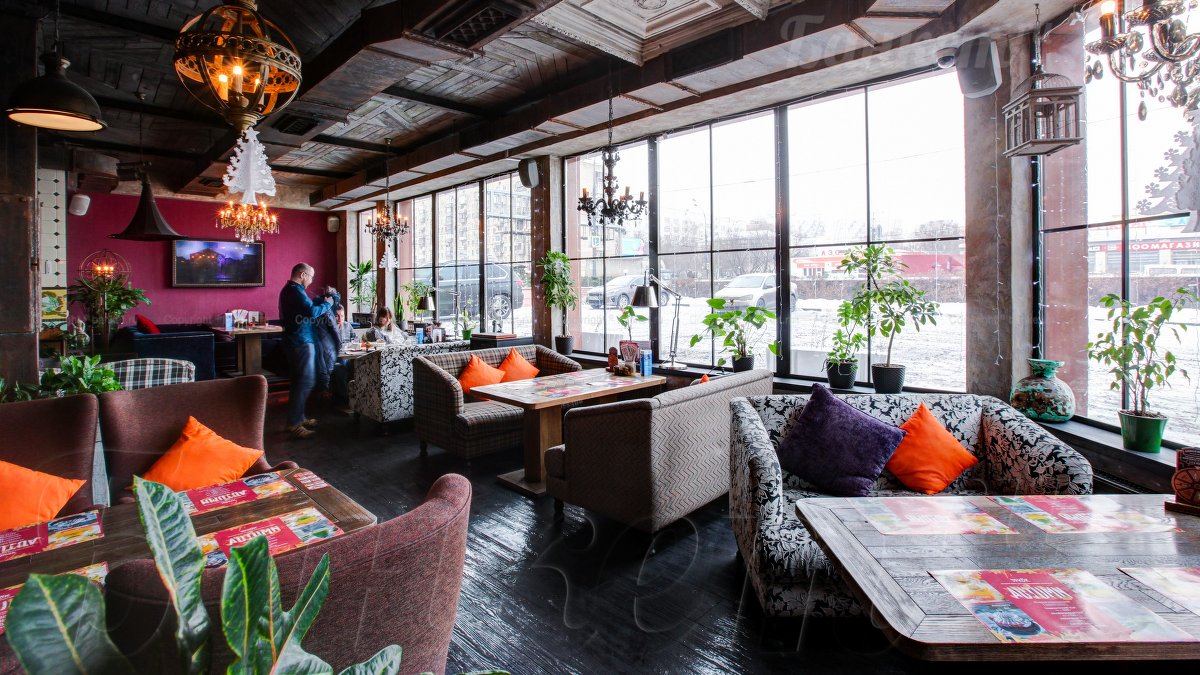 Зал с открытой кухней — фото 10