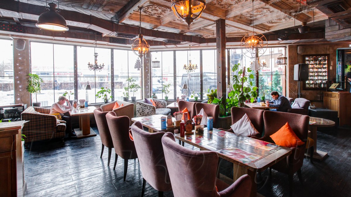 Зал с открытой кухней — фото 14