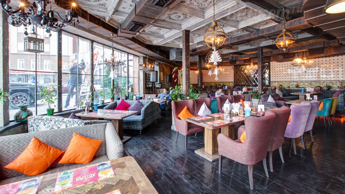 Зал с открытой кухней — фото 17