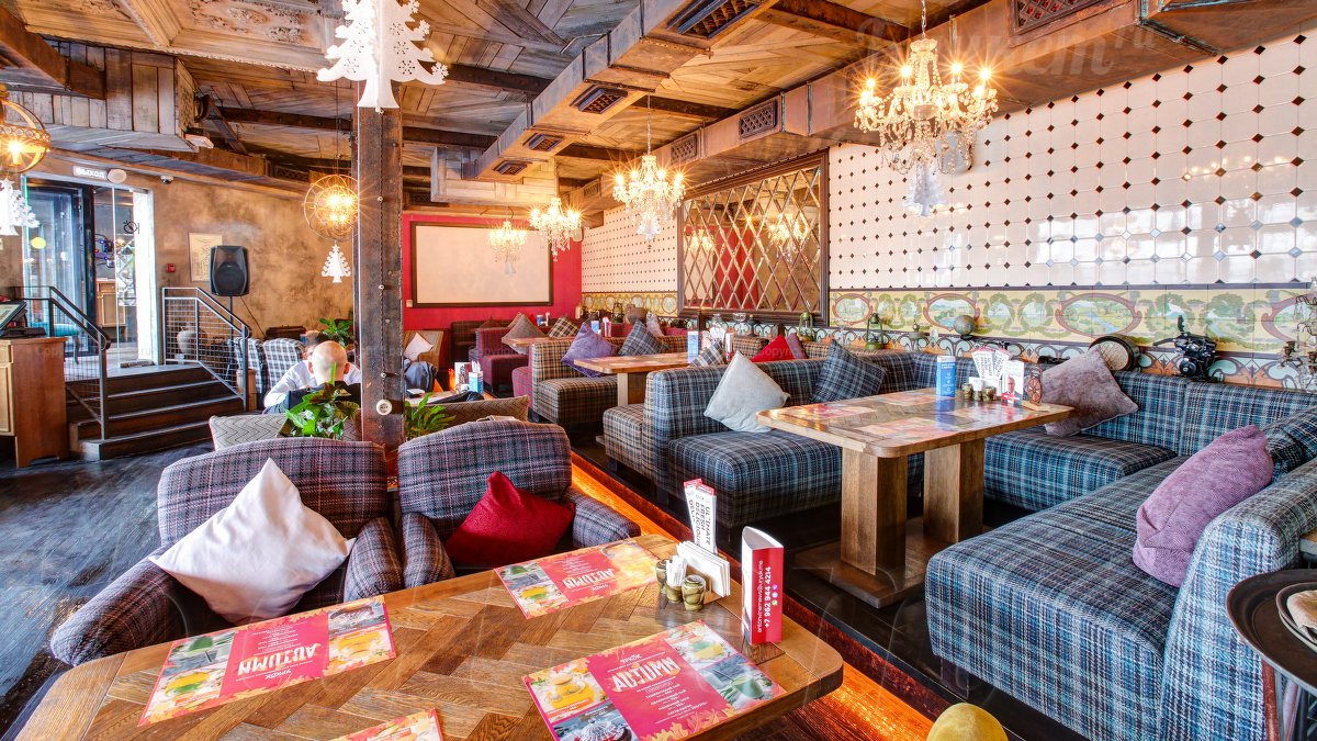 Зал с открытой кухней — фото 19