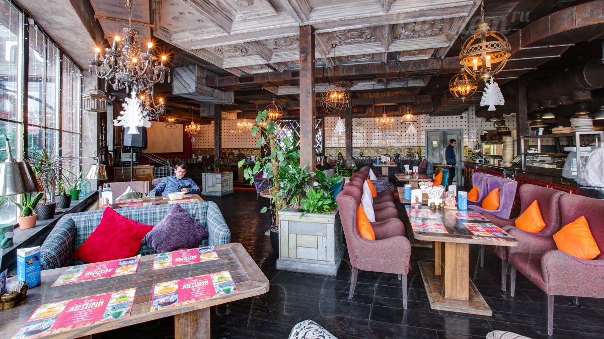 Зал с открытой кухней — фото 21