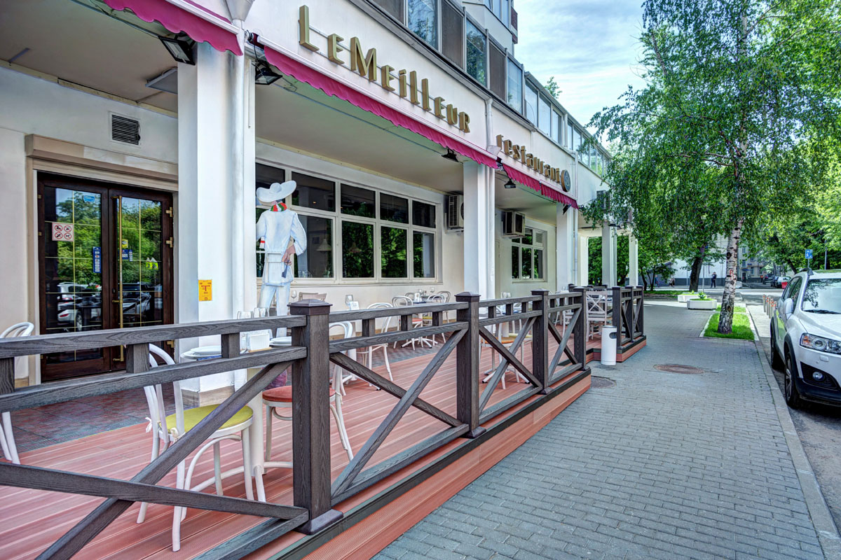 Веранда — Le Meilleur restaurant / Ресторан Лё Милье