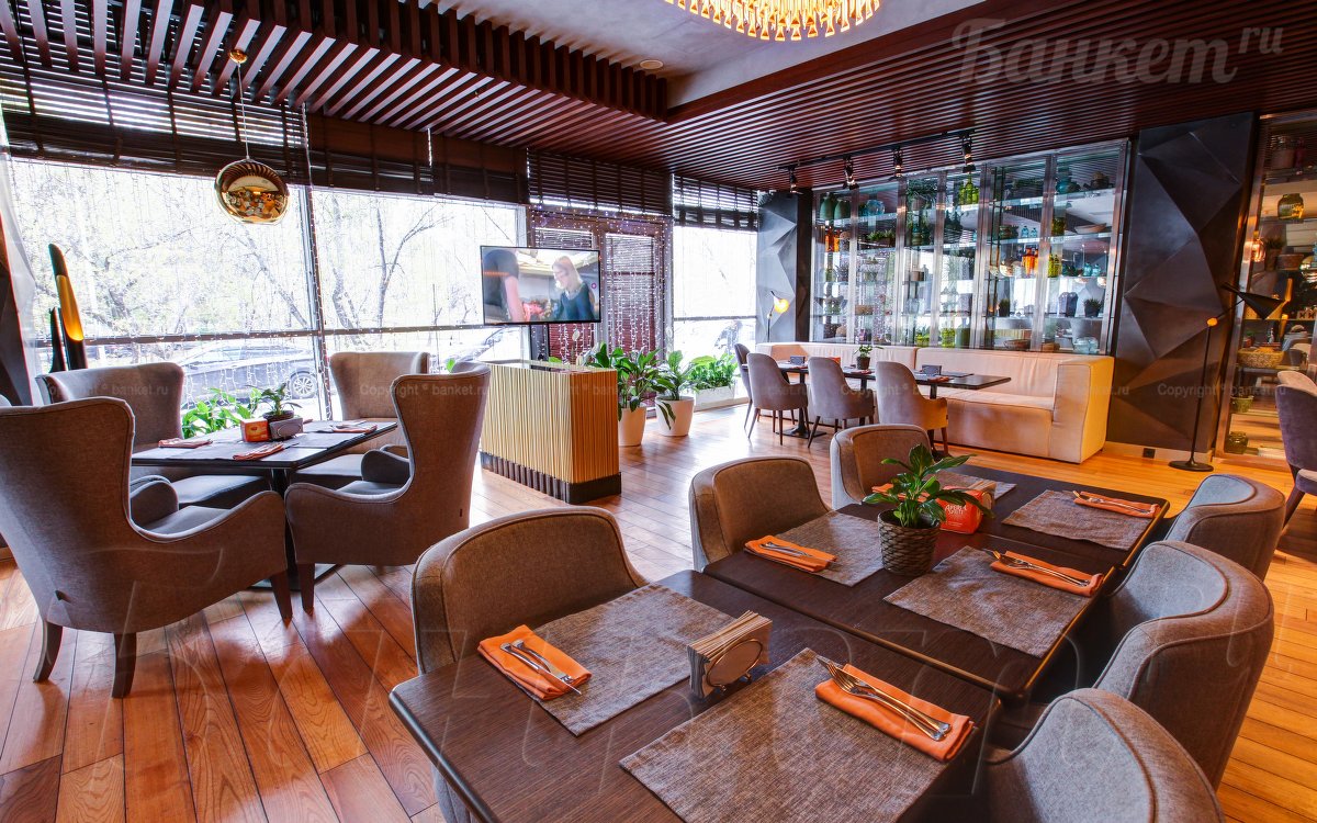 Зал один, лауж зона, зона с камином, бар — фото 14