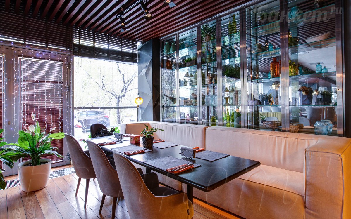 Зал один, лауж зона, зона с камином, бар — фото 18