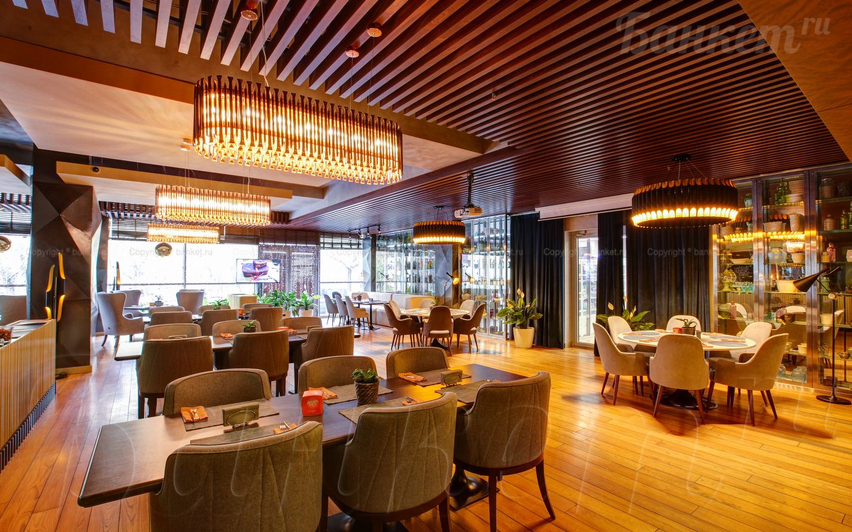 Зал один, лауж зона, зона с камином, бар — фото 28