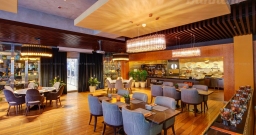 Зал один, лауж зона, зона с камином, бар — фото 6