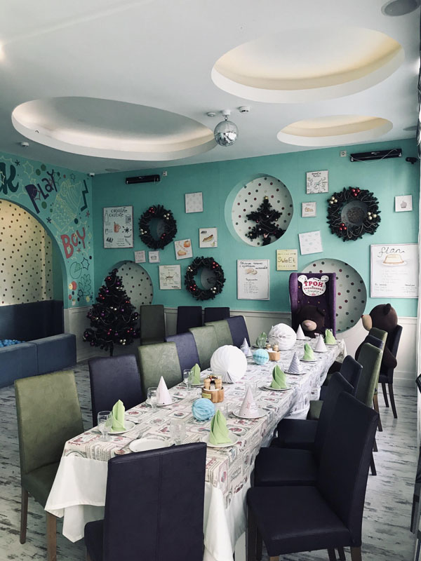 Семейное кафе АндерСон Сокол — Зал Вуппи, фото банкетного зала