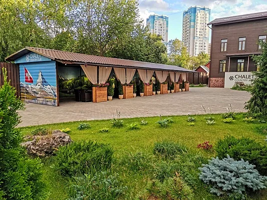 Альпийская веранда с барбекю зоной — фото 2