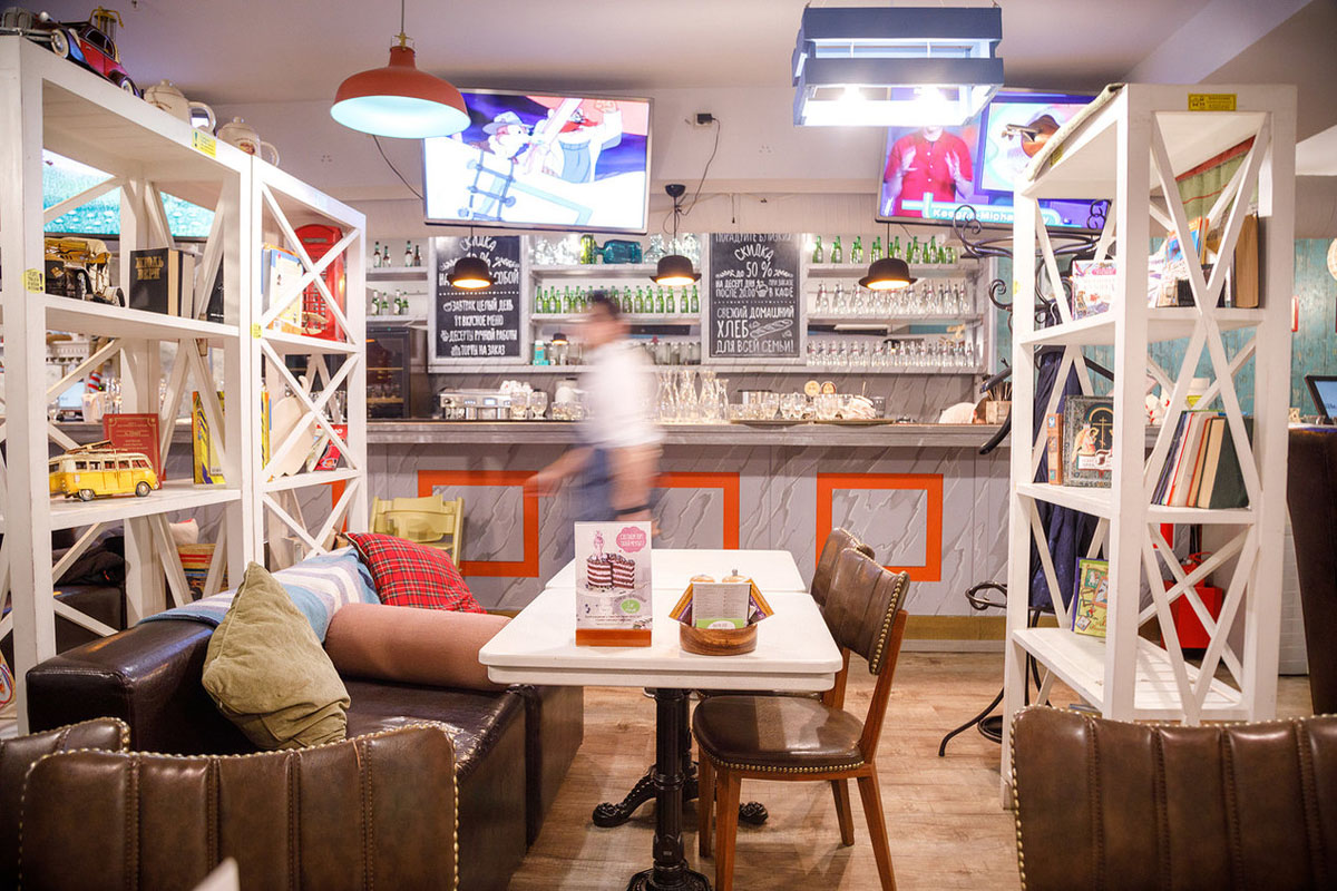 Кафе, 1-й этаж — Семейное кафе АндерСон для Пап