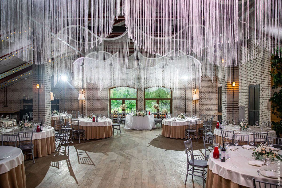 Event-пространство Ферма Бенуа — Зал, фото банкетного зала