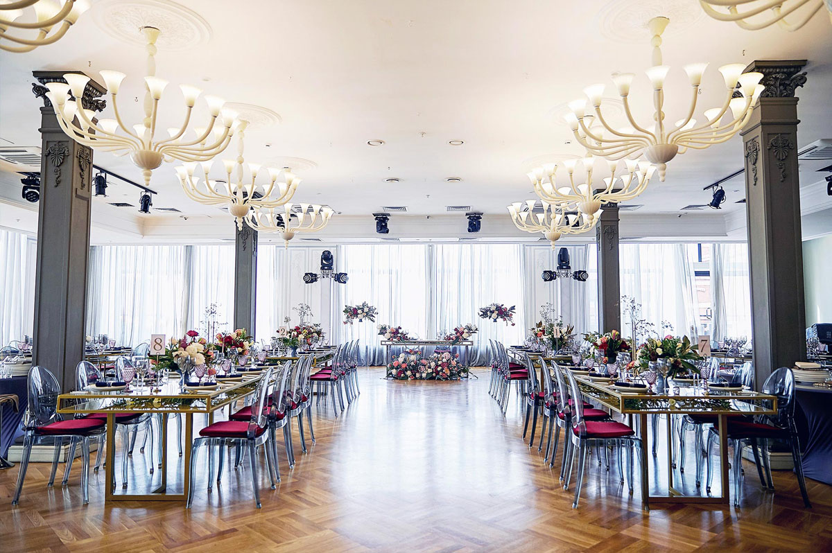 Банкетный комплекс ШЁЛК — Зал Модерн, фото банкетного зала