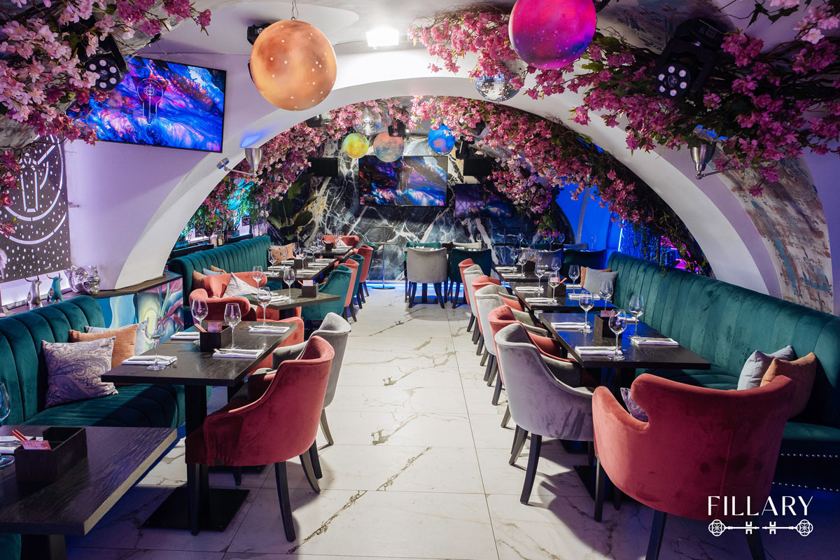 Fillary — Основной зал, фото банкетного зала