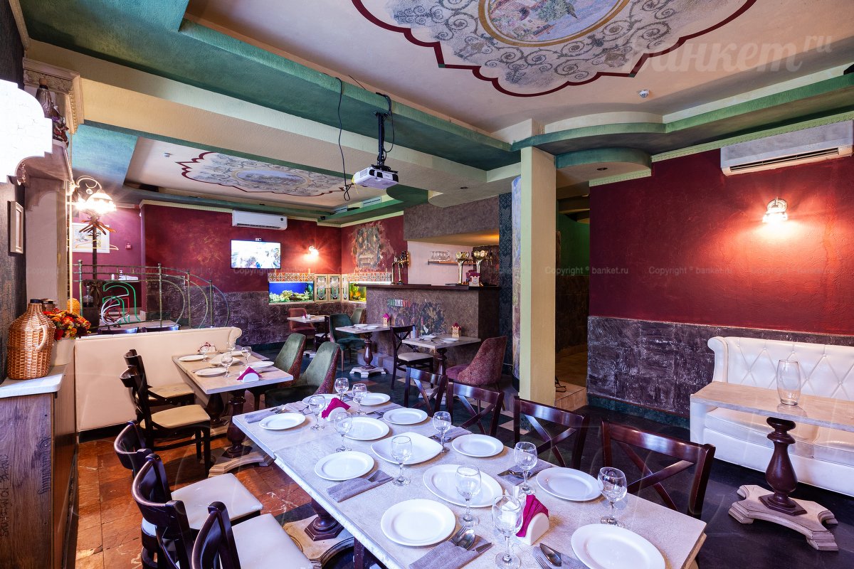 Ресторан Аргументо — Общий зал, фото банкетного зала