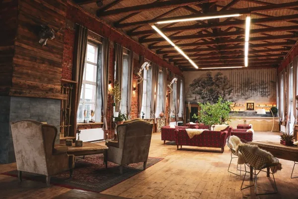 CHALET — интерьер зала
