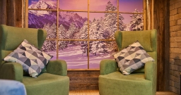 Шале — интерьер зала