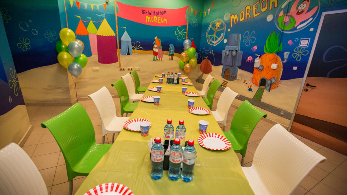 Банкетная комната Спанч Боб, аквапарк — фото 3