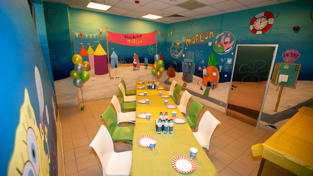 Банкетная комната Спанч Боб, аквапарк — фото 4