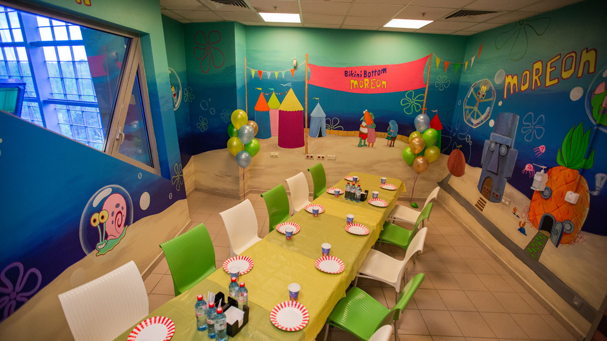 Банкетная комната Спанч Боб, аквапарк — фото 5