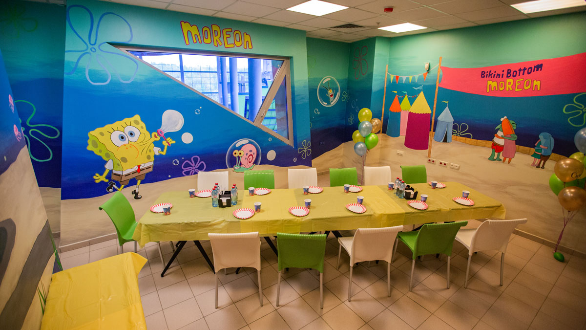 Банкетная комната Спанч Боб, аквапарк — фото 7