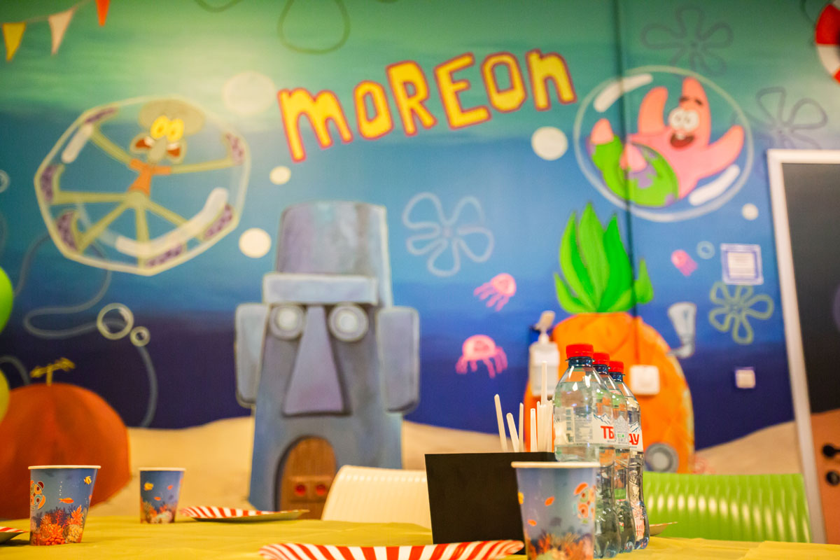 Банкетная комната Спанч Боб, аквапарк — фото 14