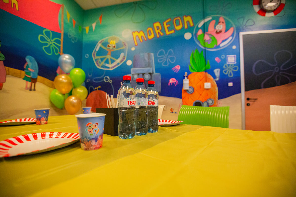 Банкетная комната Спанч Боб, аквапарк — фото 17