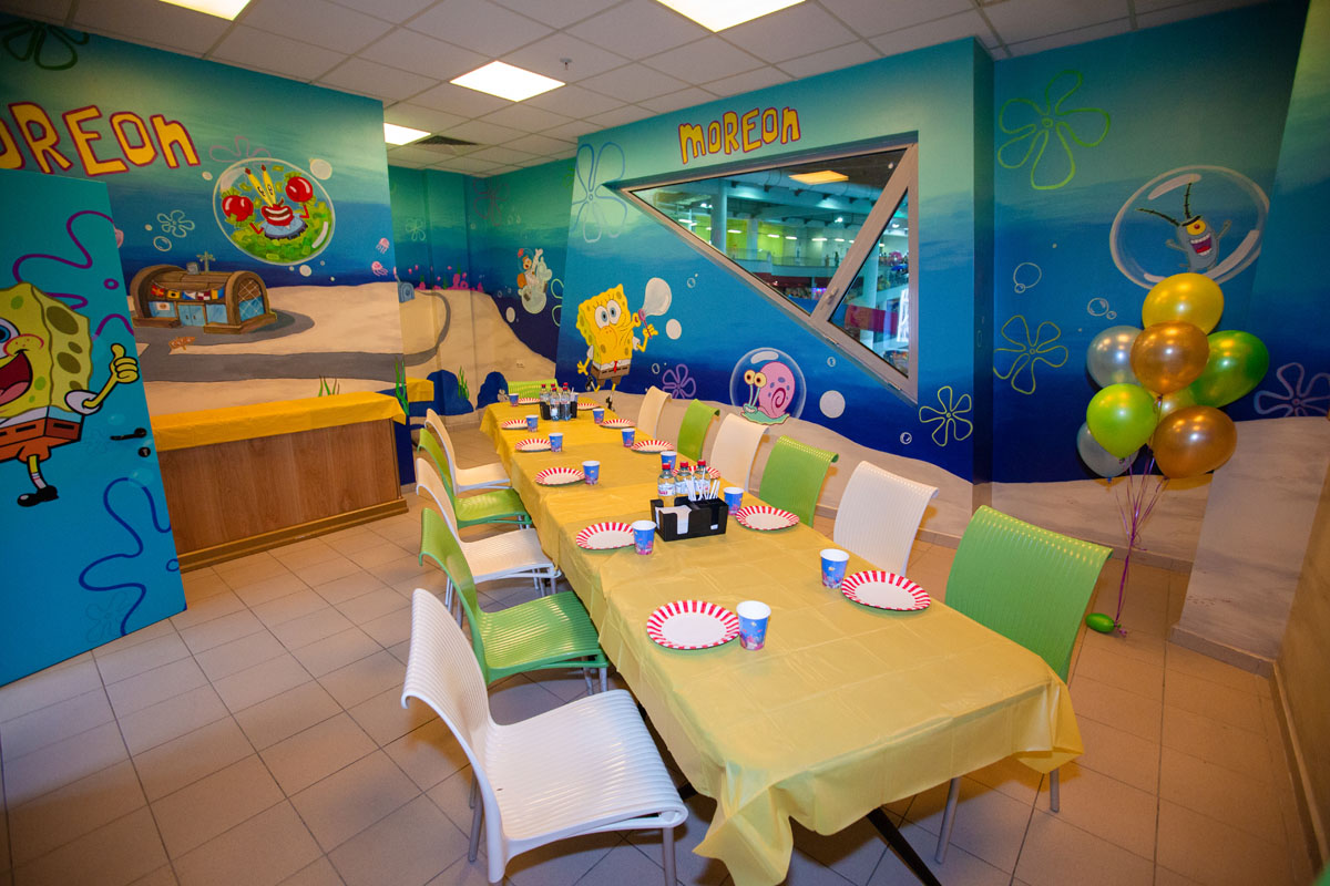 Банкетная комната Спанч Боб, аквапарк — фото 22