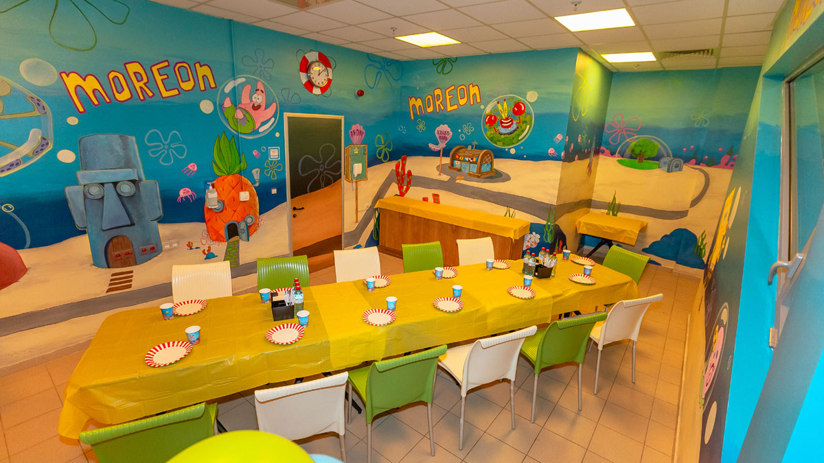 Банкетная комната Спанч Боб, аквапарк — фото 24