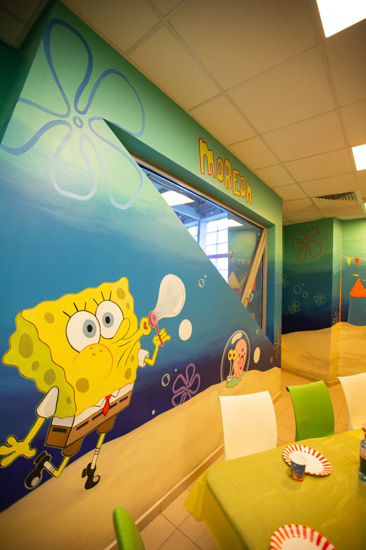 Банкетная комната Спанч Боб, аквапарк — фото 25