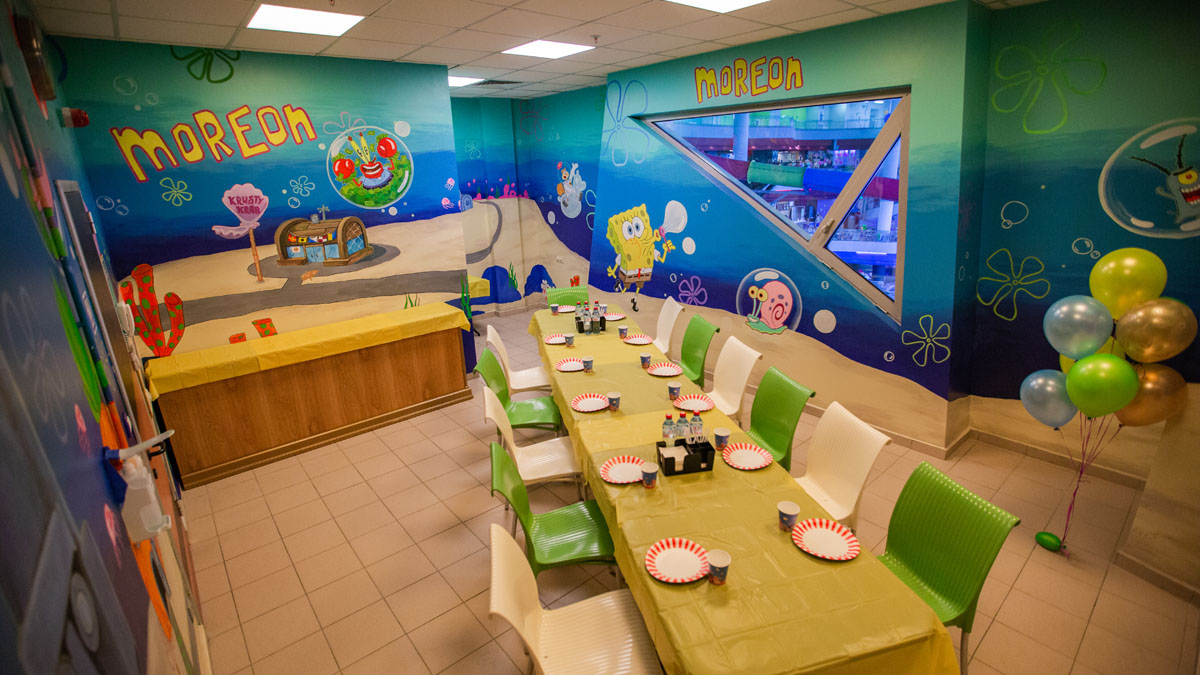Банкетная комната Спанч Боб, аквапарк — фото 29