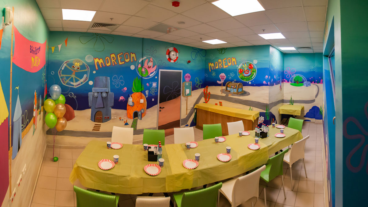 Банкетная комната Спанч Боб, аквапарк — фото 30