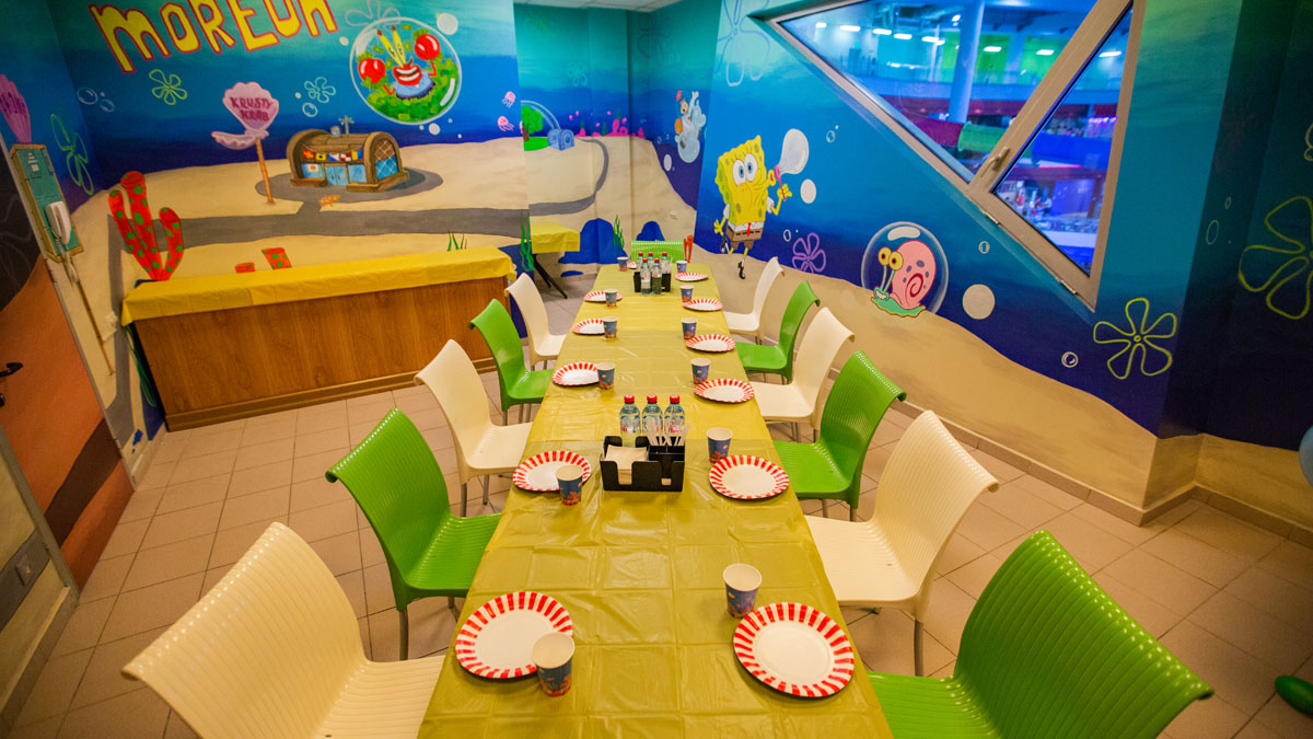 Банкетная комната Спанч Боб, аквапарк — фото 35